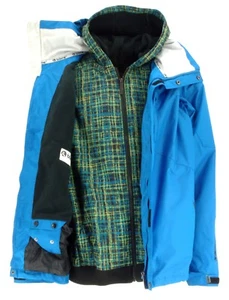 CHAQUETA HOMBRE IMPERMEABLE 3 EN 1 SISTEMA SNOWBOARD ESQUÍ SNOWBOARD CON CARCASA BLANDA, L - Imagen 1 de 8