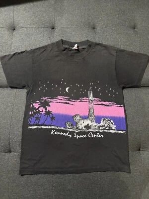 Vintage Kennedy Space Center Shirt Huge Graphic Very Rare Great Condition - Image 1 of 4