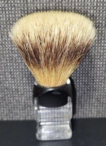 CEPILLO DE AFEITAR Stanley Pure Badger Brists mango Lucite transparente y negro - Imagen 1 de 1