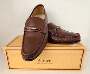 Barker Fowey Brown Calf Shoes Size UK 8.5 - 009 GA - Picture 1 of 9