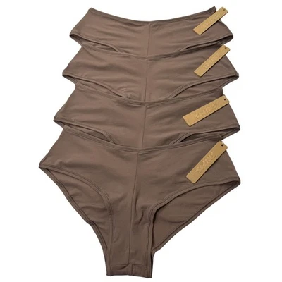 Lote de 4 SKIMS Fits Everybody Hipster Umber Medium Foto 1 de 4