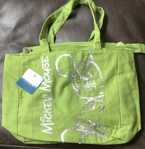 Disney ~ Mickey Mouse ~ Green Sequin Shoulder Bag ~ New With Tag ~ Gorgeous - Picture 1 of 15