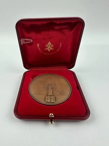 1998 Vatikan Bronze Medaille Bibliothek Biblioteca Katholische Kirche 60 mm Johannes Paul II. - Bild 1 von 14