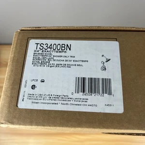 Moen TS3400BN ExactTemp Thermostat-Duschverkleidung, ohne Ventil - Nickel gebürstet - Bild 1 von 9