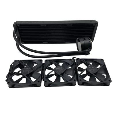 NZXT Kraken X73 Black AIO RGB CPU Liquid Cooler RL-KRX73-01 #MB5280 (AR) - Image 1 of 4