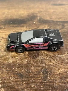 Vintage 1983 Hot Wheels Crack Ups Super X Black Sport Crash Car Diecast READ - Picture 1 of 10
