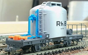 BEMO H0m - RhB CARRO TRASPORTO CEMENTO - Art. 2259 122 - CON SCATOLA ORIGINALE - Photo 1/3