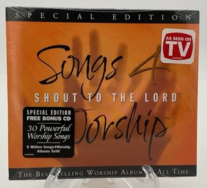 Songs 4 Worship Shout To The Lord 2 CD Set Special Edition 2002 NEU SEALED - Bild 1 von 2