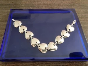 Ilias Lalaounis Hearts Motif Sterling Silver 925 Bracelet. - Picture 1 of 7