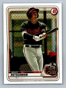 ADLEY RUTSCHMAN 2024 Topps Holiday Originals FOIL STAMP Buyback 2020 Bowman - Bild 1 von 2