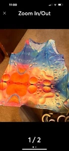 3xl blue yellow orange, a bubble effect a water drip tank - Picture 1 of 2