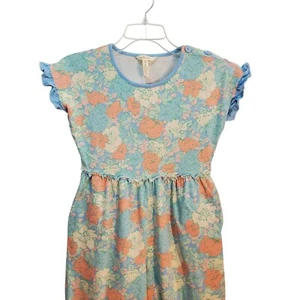 Matilda Jane Far Out Floral Ruffle Sleeve Jumpsuit With Pockets Kids Size 10 - Picture 1 of 8