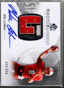 A2215- 2013 SP Authentic #158 Mike Glennon Auto Jersey /650 SAMPLE PIC - Picture 1 of 2