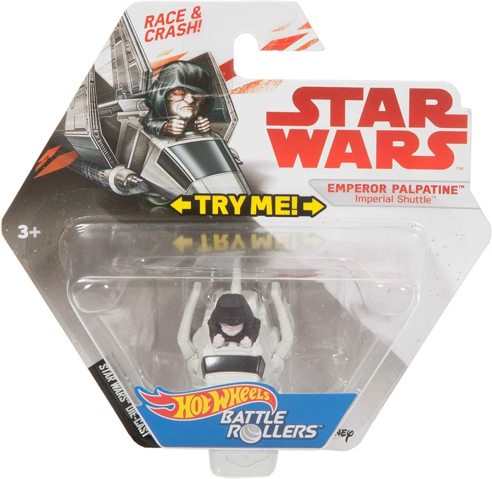 Hot Wheels Star Wars Battle Rollers Emperor Palpatine Imperial Shuttle 5001s