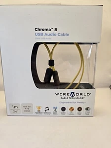 Wireworld Chroma 8 USB Audio Cable USB 2.0 A TO B - Picture 1 of 8