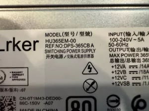DELL 365W HU365EM-00 NETZTEIL 0T1M43 T1M43 @BP32 - Bild 1 von 3
