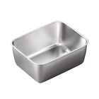 Stainless Steel Square Plate with Lid, Food Grade Stainless Steel Tray