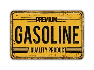 Letrero de gasolina premium estilo vintage - Imagen 1 de 6