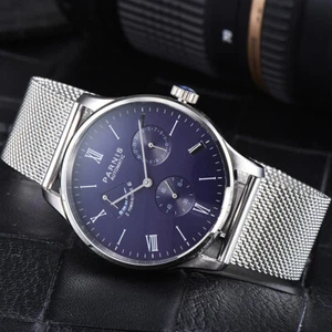 Reloj Parnis Power Reverse movimiento automático para hombre niños fecha pequeño segundo regalo - Imagen 1 de 24