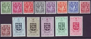 St Lucia 1949 SC 135-148 MH Set - Picture 1 of 3