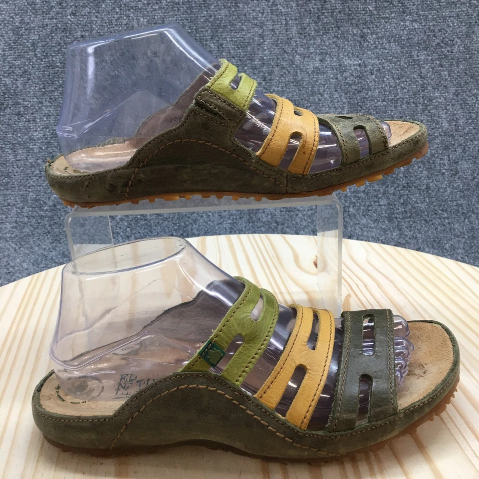 Sandalias El Naturalista Mujer 39 Tirantes Slides Multicolor Cuero Abierto Informal Foto 1 de 4