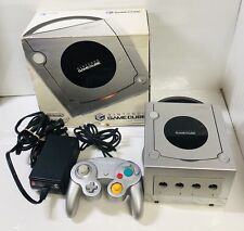 Nintendo Gamecube Silver Box set ( Console , controller , video cable ) Japan