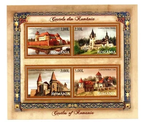Romania 2008 sheet Castels/Burgen stamps (Michel Block 432) nice MNH - Picture 1 of 1