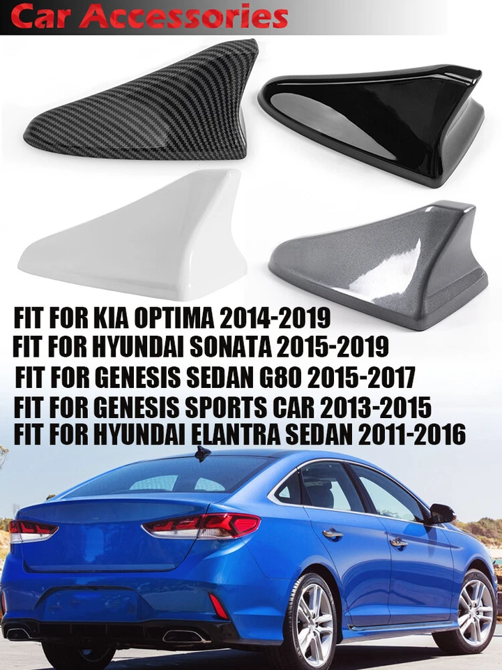 Cubierta de antena aleta de tiburón radio SWP multicolor Hyundai Sonata Optima 2014-19 Foto 1 de 4