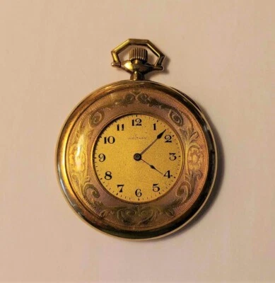 Antique Waltham 14K Solid Gold Ladies Pendant Pocket Watch 1915 Art Nouveau - Image 1 of 4