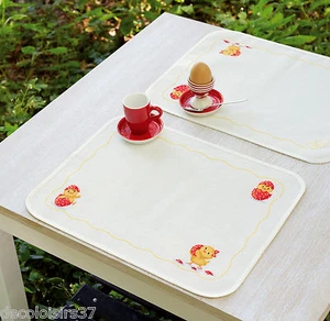 Vervaco 0150024 2 Sets Table Chicks Embroidery Counted - Picture 1 of 1