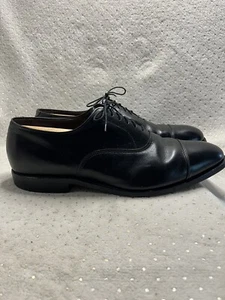 Allen Edmonds Men’s Size 11E Park Avenue Cap Toe Oxfords Black Dress Shoes - Picture 1 of 11