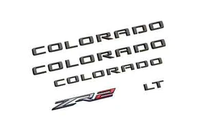 2023-2025 Chevrolet Colorado Emblems in Black GM OEM NEW 85019722 - Picture 1 of 4