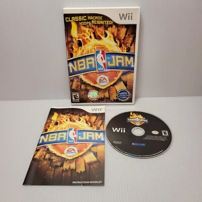 NBA Jam (Nintendo Wii Game, 2010) ~Complete w/ Manual ~Tested Working - Image 1 of 4