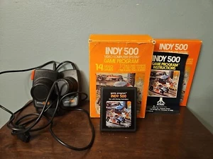 Indy 500 & Driving Controllers Bundle- Atari 2600 (CIB) - Picture 1 of 9