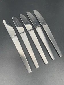 Amboss Austria Maestro Butter Knives 5 Set Carl Aubock Stainless Steel 18/8 MCM - Bild 1 von 5
