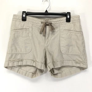 The North Face Wander Free Damenshorts Größe 12 dune beige gestreift Outdoor Trail - Bild 1 von 9