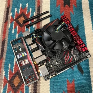 ASUS Z170i PRO GAMING Wifi ITX Motherboard Combo •i7-6700 •16GB RAM 256 SSD W10 - Picture 1 of 14