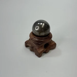 Wooden Display Stand Base For Crystal Ball Sphere Globe Stone Holder - Picture 1 of 7