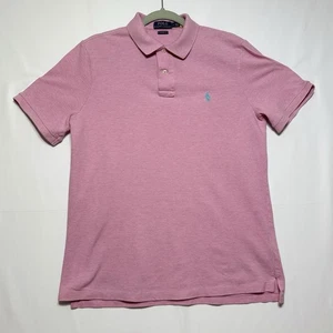 Polo Ralph Lauren Herren Poloshirt Rosa Mesh Gr. M TOP - Bild 1 von 8