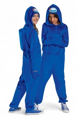 Nuevo Mono con Capucha Impostor Azul Clásico Disfraz Infantil Foto 1 de 2