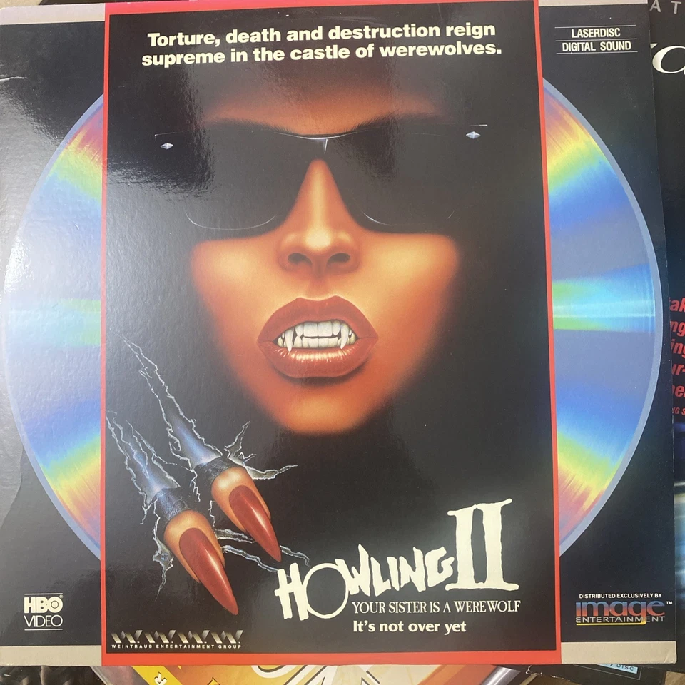 Howling II: Your Sister is a Werewolf  extended play Laserdisc  ID7495HB RARE  - Image 1 of 4