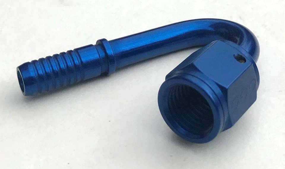 [G76] Goodridge G-Line -4AN 7/16" 150 degree racecar crimp hose fitting 4150-04D - Image 1 of 1