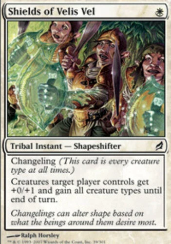 MTG - Shields of Velis Vel - Lorwyn - NM, English Magic FLAT RATE SHIP - Image 1 of 1