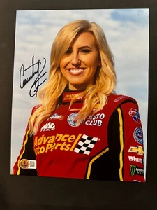 Courtney Force Hot! autographed signed sexy NHRA drag 8x10 photo Beckett BAS coa - Picture 1 of 1