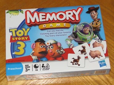 Disney Pixar Toy Story 3 Memory Game Classic Matching - 2009 MB Hasbro - Sealed - Image 1 of 4