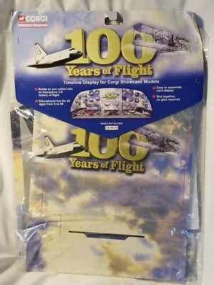 Vitrina modelo avión Corgi 100 años de línea de tiempo de vuelo C590154  Foto 1 de 4
