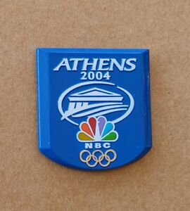 Athens 2004 Olympic Games - NBC  media blue pin, Very rare pin!!