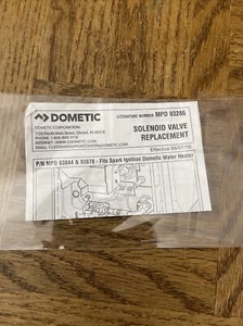 Dometic Solenoid Valve User Manual - Picture 1 of 2