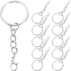100 Pcs Keychain Pendant Chains Women Man Keychains for Holder Keyring - Picture 1 of 12