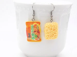 Neue Ramen Ohrringe - I love Noods - lustiger Schmuck zum Thema Essen - Bild 1 von 10